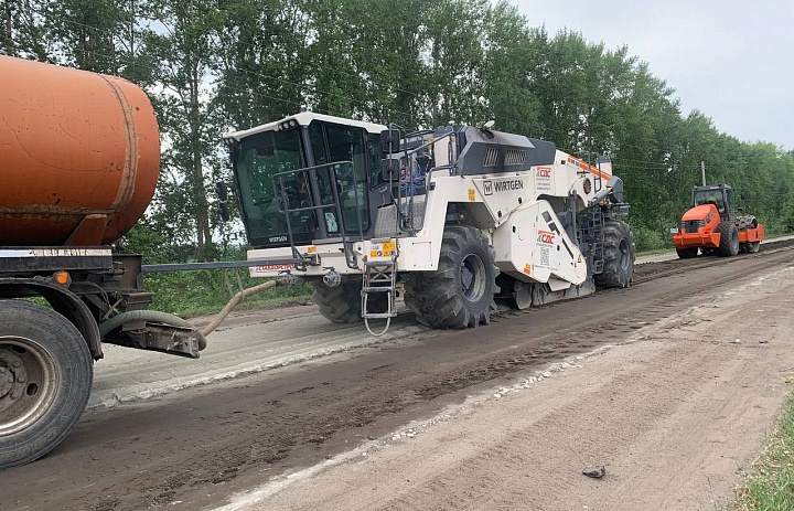 Начался ремонт автодороги «Каспий»-Токаревка»-Вязовое–Мордово–Мельгуны–Волчки–«Орел–Тамбов»